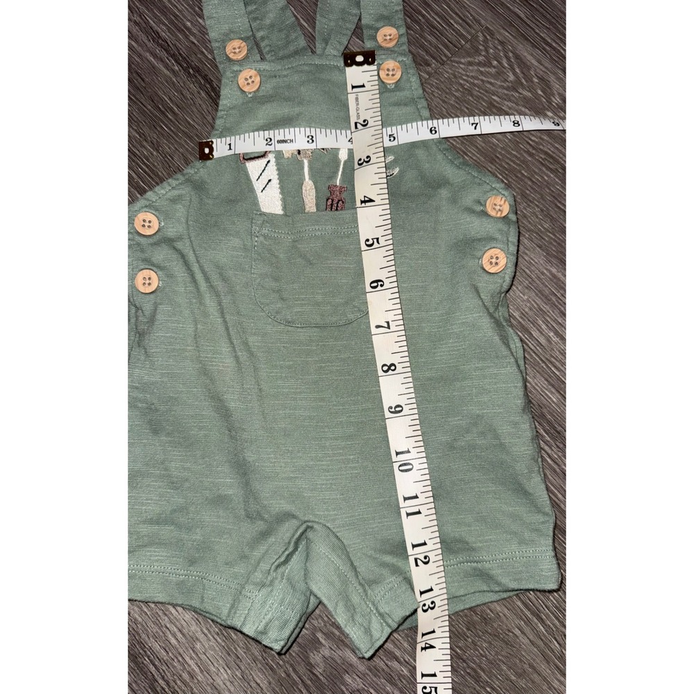 Adorable Pekkle baby boys' short dungaree romper. - Picture 3 of 4